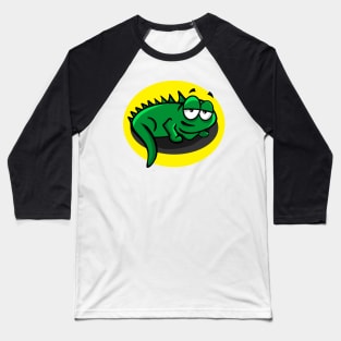 Funny Lizard Baseball T-Shirt